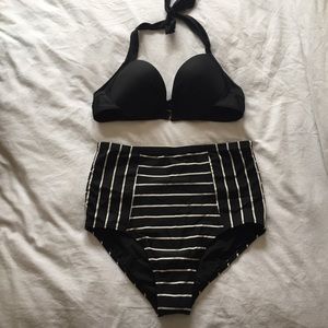 High Waisted Swim Set